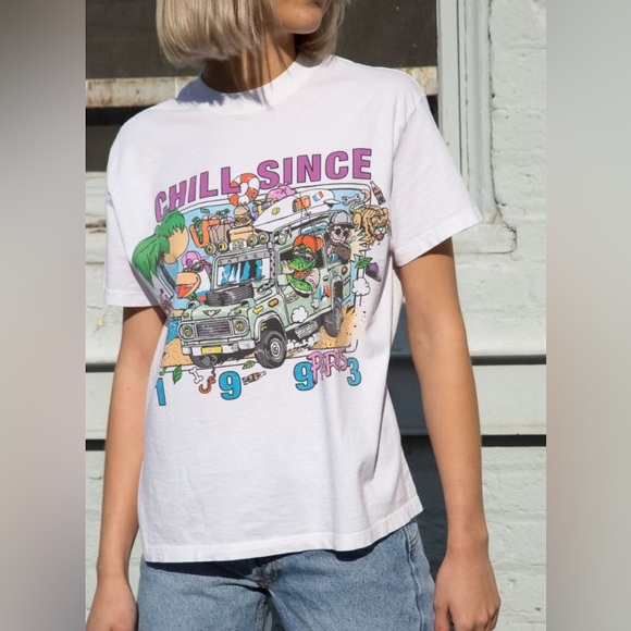 Brandy Melville Tops - Brandy Melville “chill since” tee